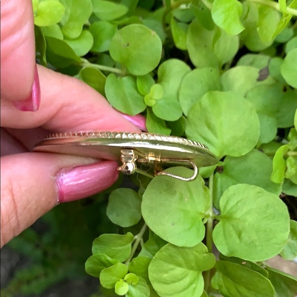 Vintage Sarah Coventry Orange/Pink Pendant/Brooch - Picture 4 of 12